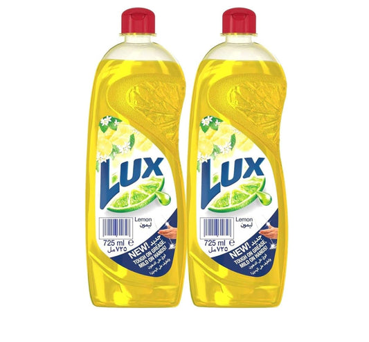 Lux Lemon Dishwashing Liquid Value Pack 2 x 725 ml